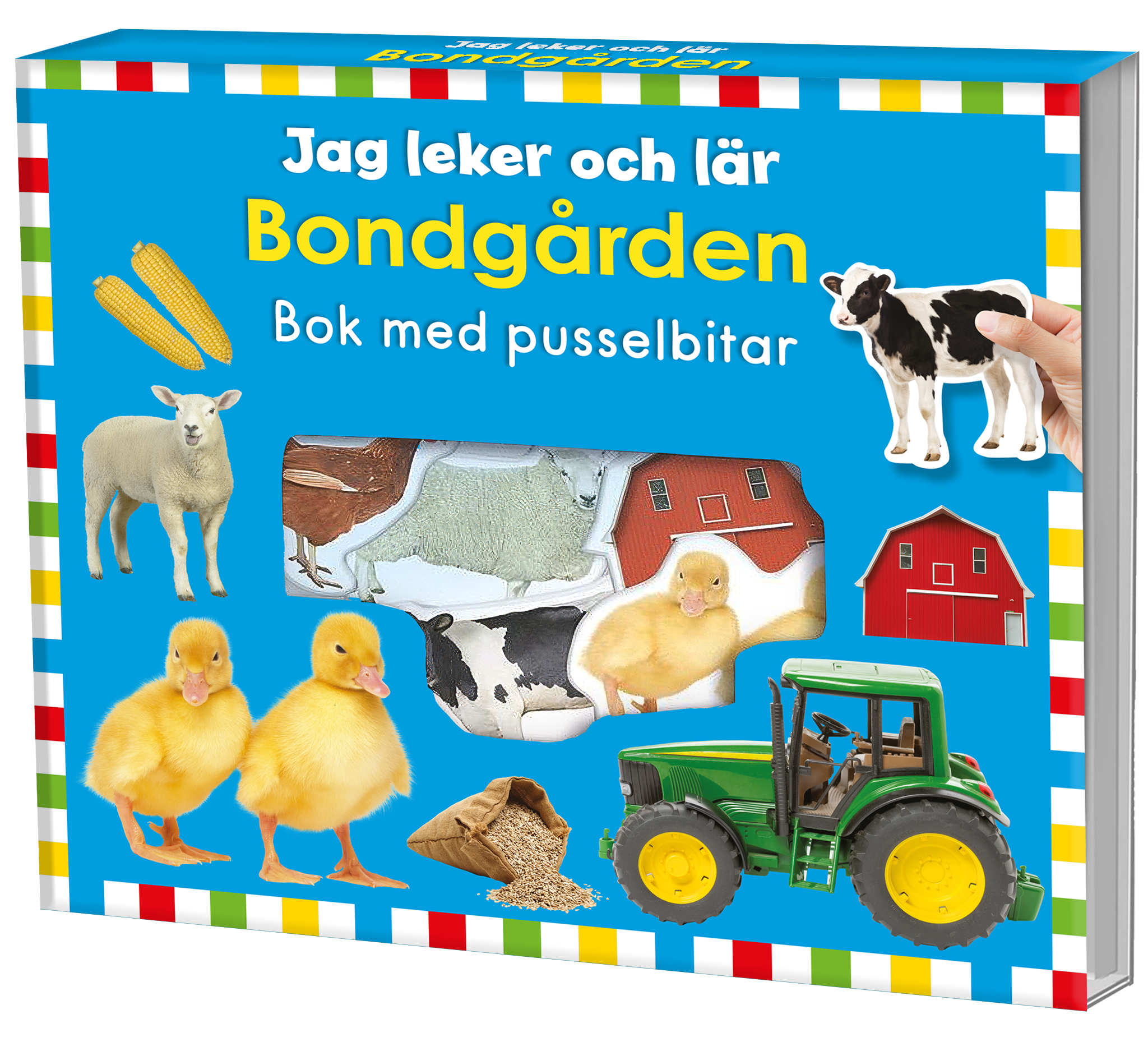 Bondgården – bok med pusselbitar