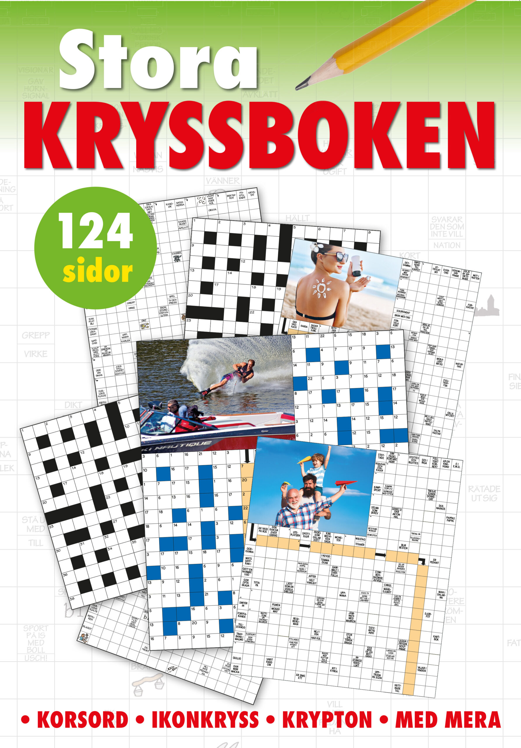 Stora kryssboken : Korsord, ikonkryss, krypton med mera