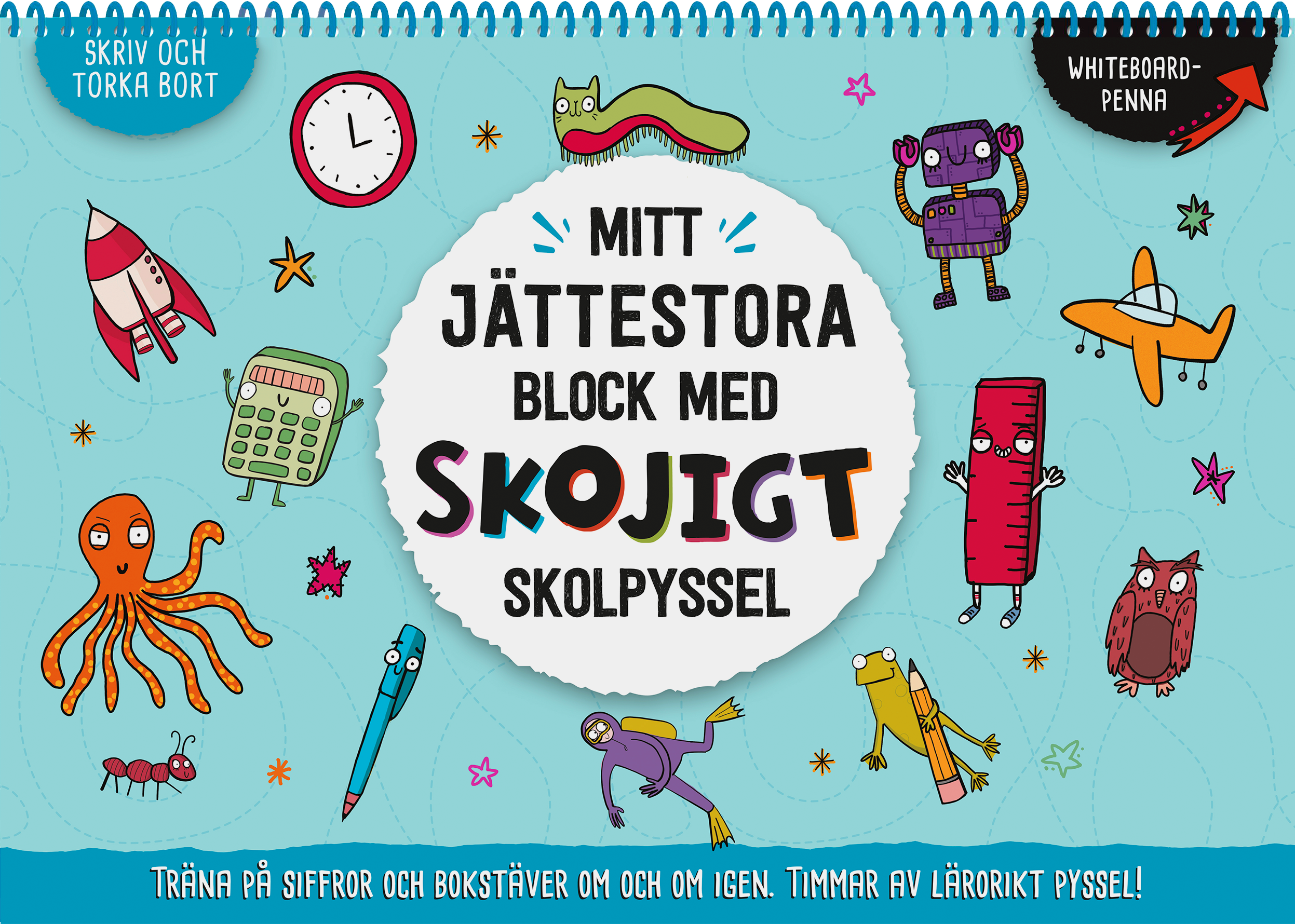 Mitt jättestora block med skojigt skolpyssel